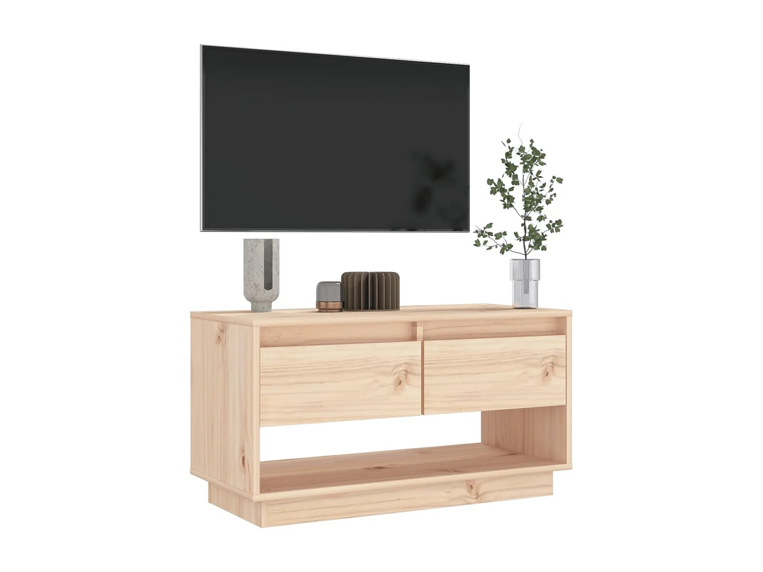 Meuble TV 74x34x40 cm Bois de pin massif
