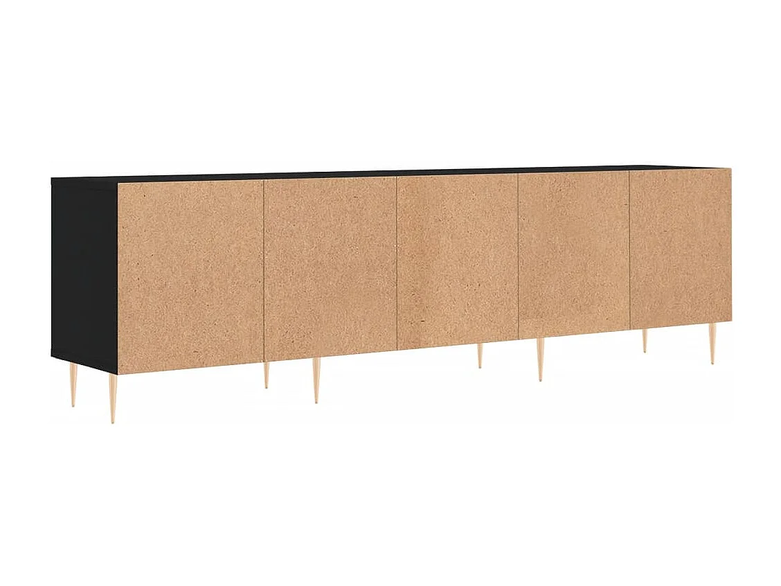 TV-Schrank Schwarz 150x30x44,5 cm Holzwerkstoff