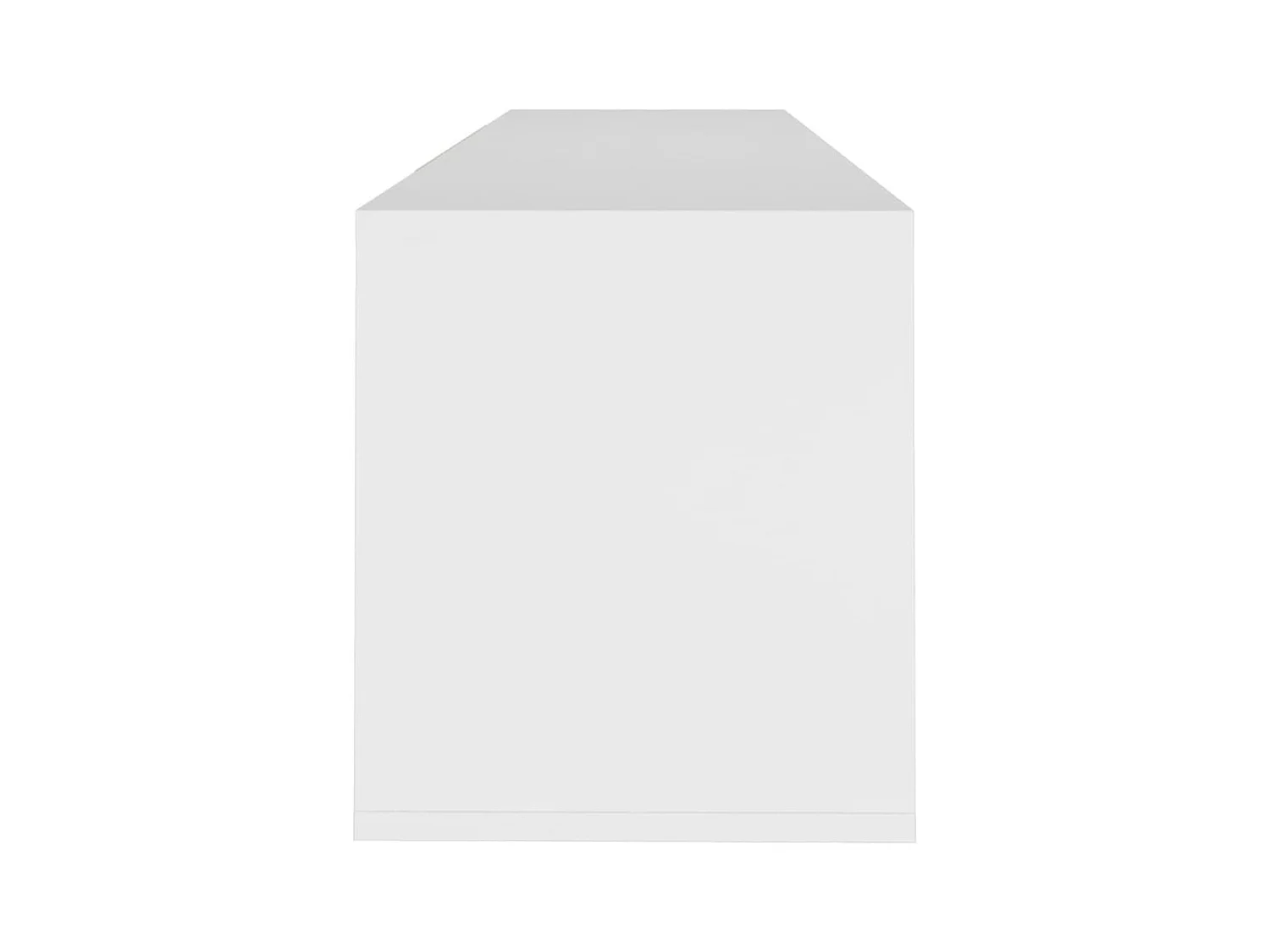 Meuble TV Blanc 120x30x40,5 cm Bois d'ingénierie