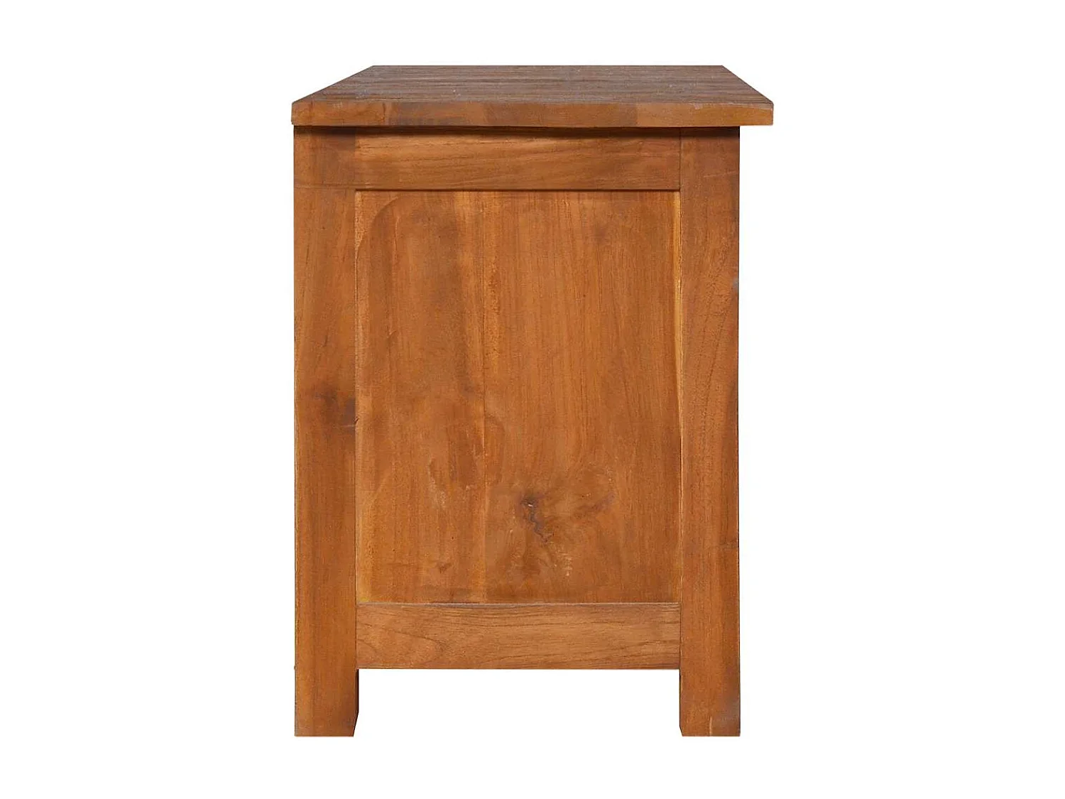 Tv-meubel 100x30x40 cm massief teakhout