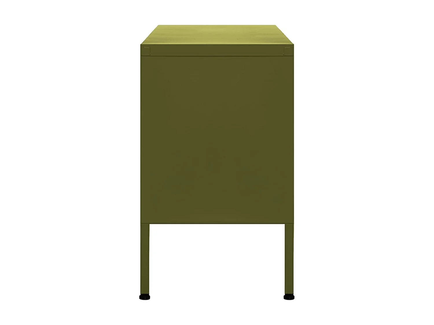 TV-Schrank Olivgrün 105x35x50 cm Stahl