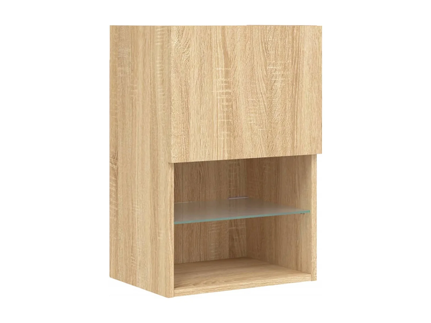 TV-Schrank mit LED-Leuchten Sonoma-Eiche 40,5x30x60 cm