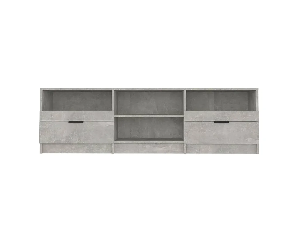 Meuble TV Gris béton 150x33,5x45 cm Bois d'ingénierie