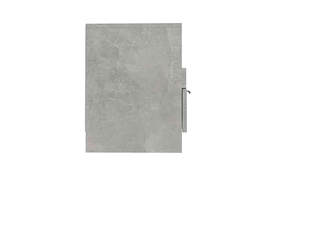 Meuble TV Gris béton 150x33,5x45 cm Bois d'ingénierie