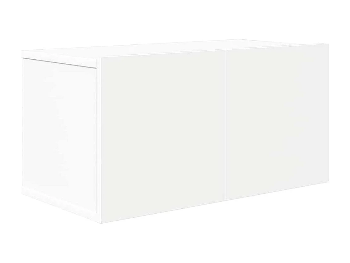 Ensemble de meubles TV 10 pcs Blanc Bois d'ingénierie