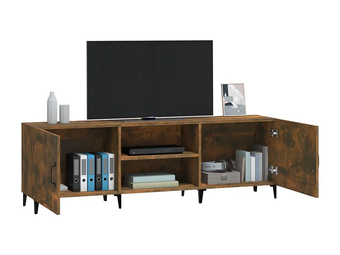 TV-Schrank Räuchereiche 150x30x50 cm Holzwerkstoff