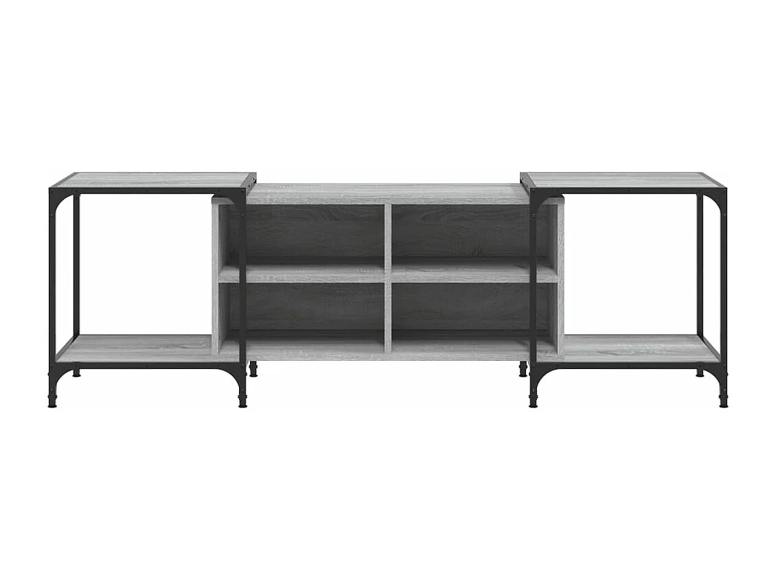 Meuble TV sonoma gris 153x37x50 cm bois d'ingénierie