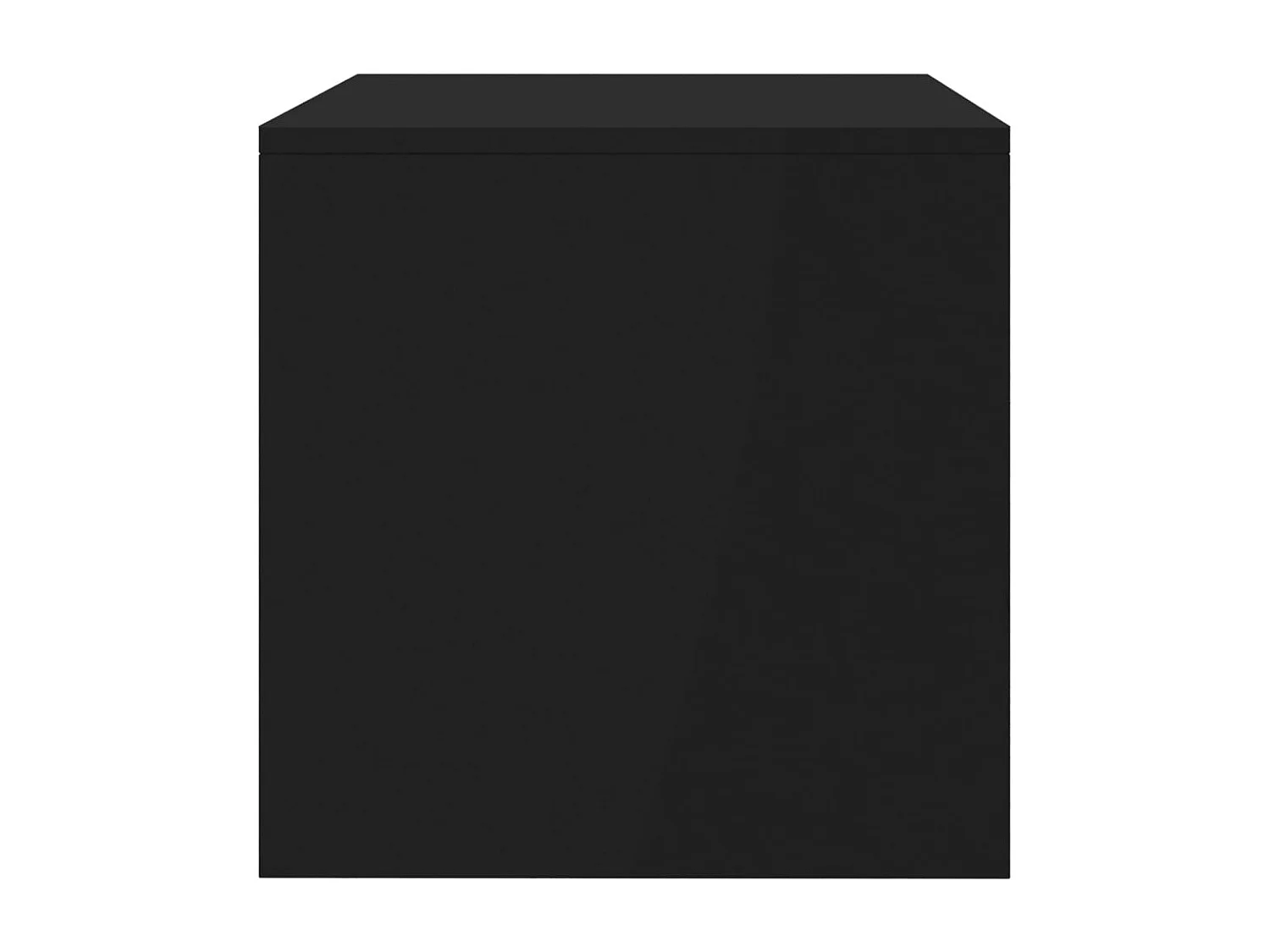 Mobile Porta TV Nero 100x40x40 cm in Legno Multistrato