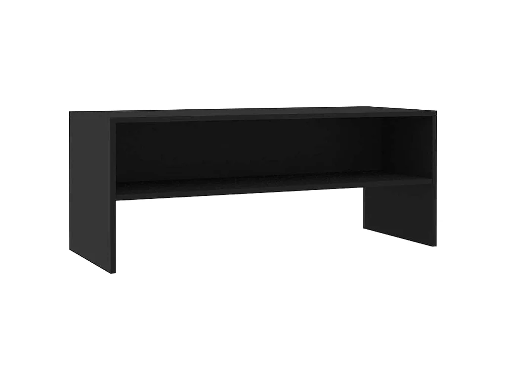 Móvel de TV 100x40x40 cm derivados de madeira preto