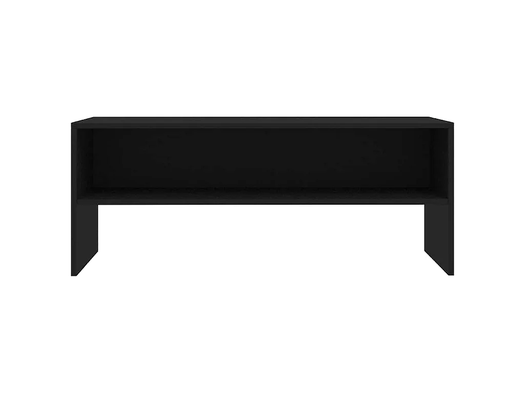 Móvel de TV 100x40x40 cm derivados de madeira preto