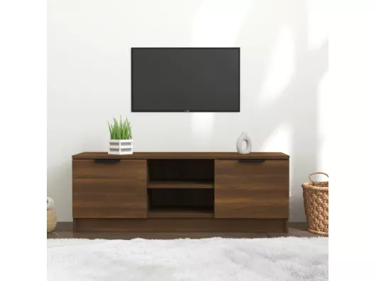 Kauf Unique TV-Schrank Braun Eichen-Optik 102x35x36,5 cm Holzwerkstoff