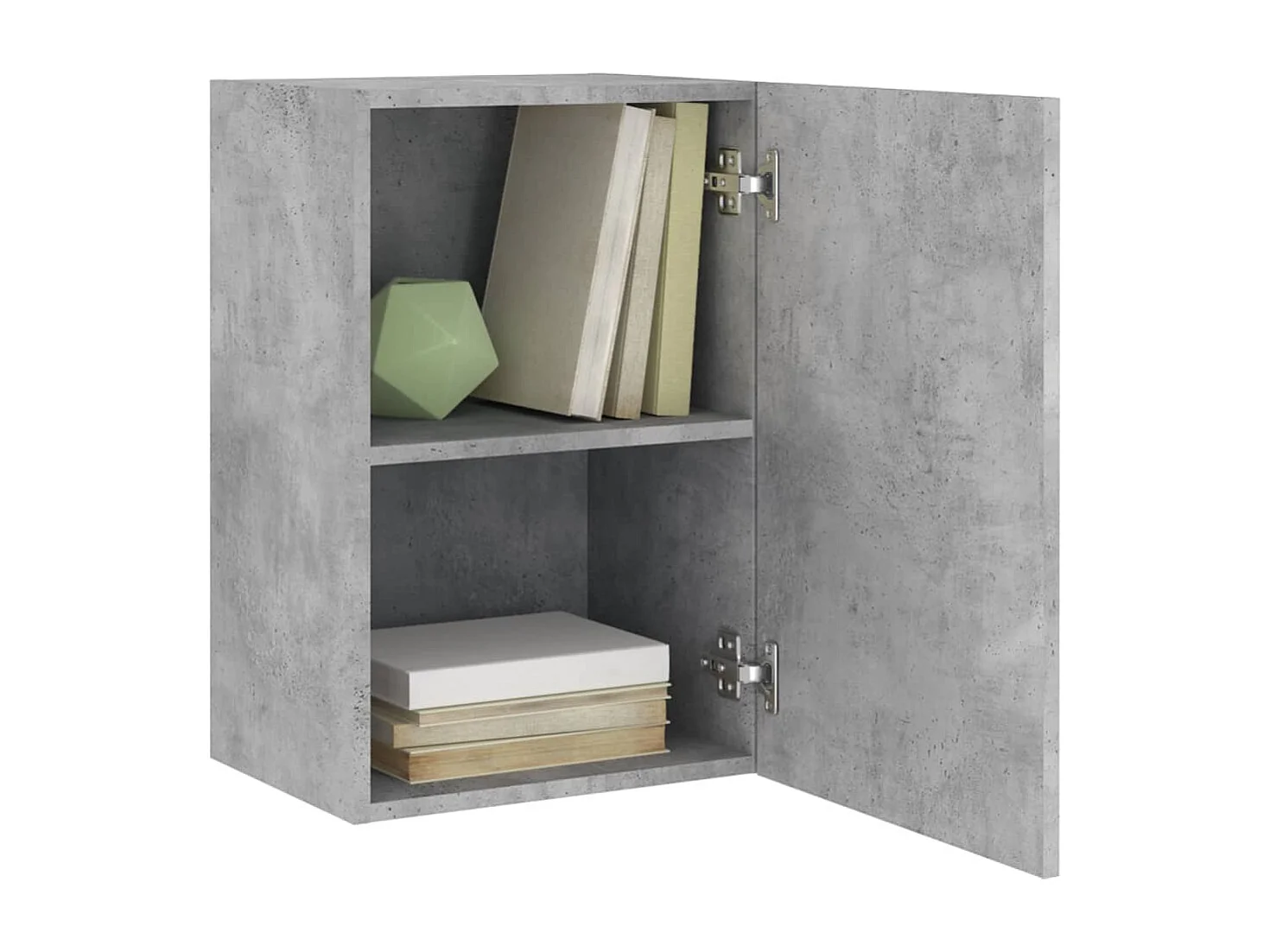 Meubles TV muraux 2 pcs gris béton 40,5x30x60cm bois ingénierie