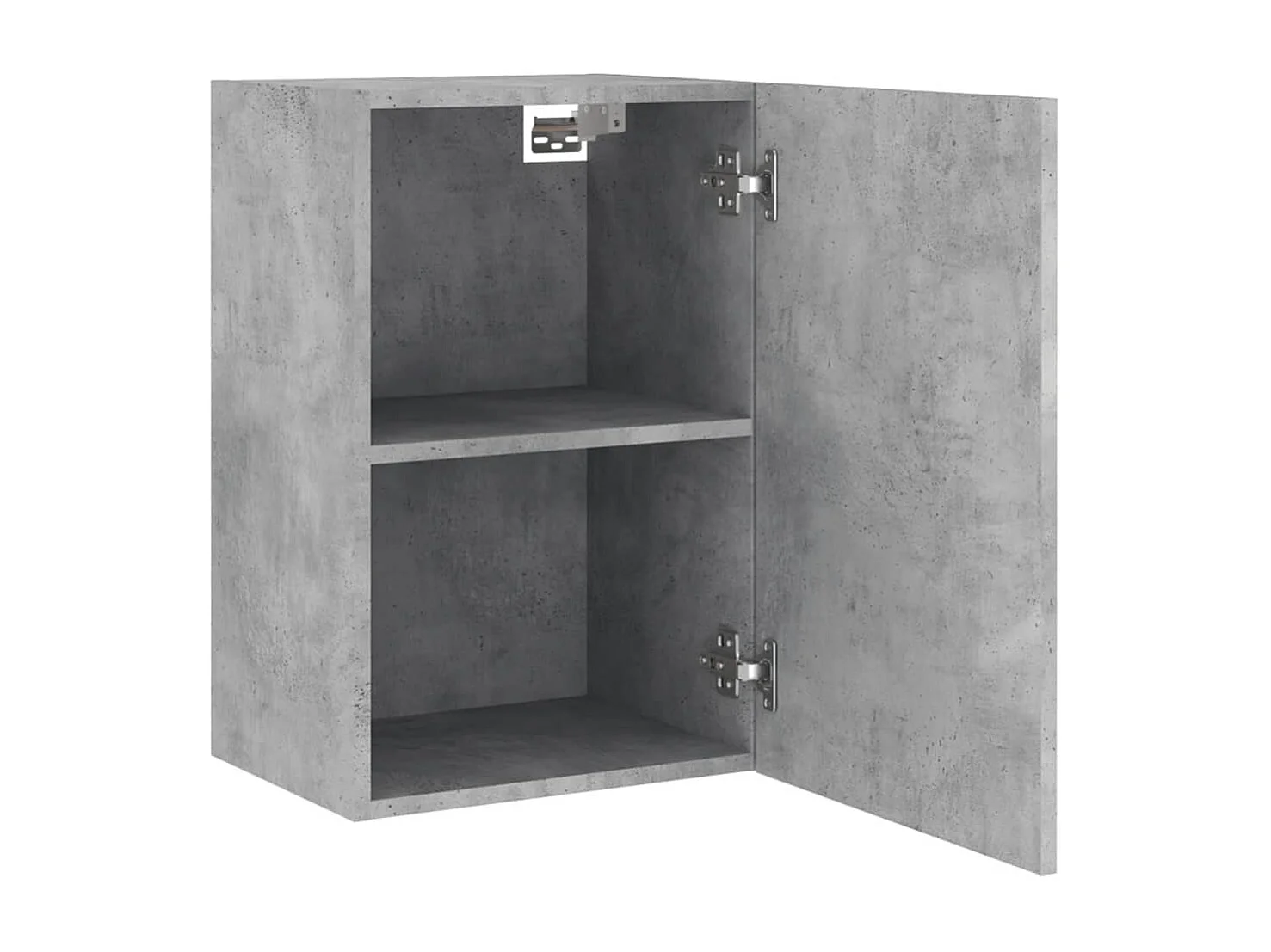 Meubles TV muraux 2 pcs gris béton 40,5x30x60cm bois ingénierie