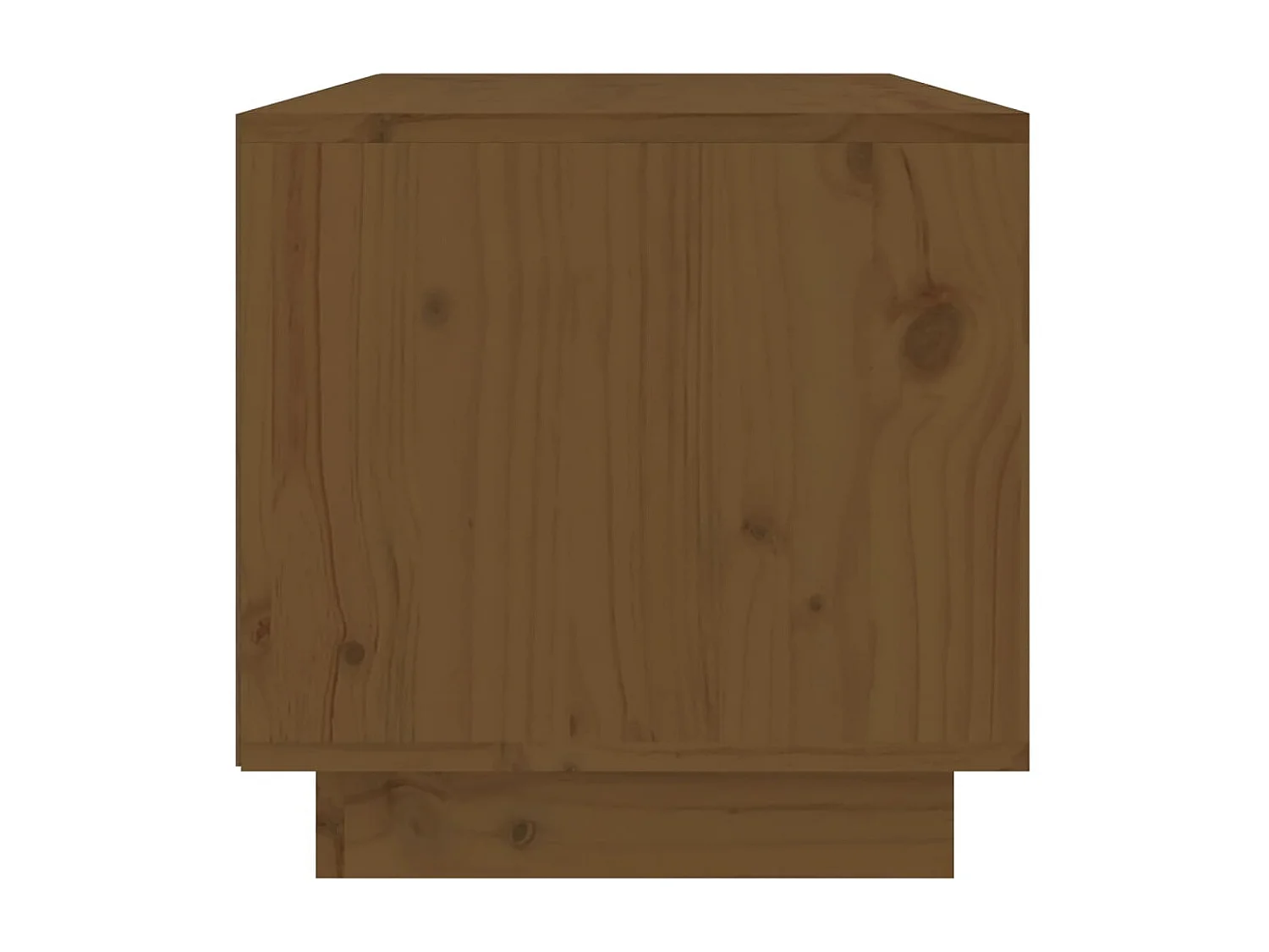 Tv-meubel 60x35x35 cm massief grenenhout honingbruin
