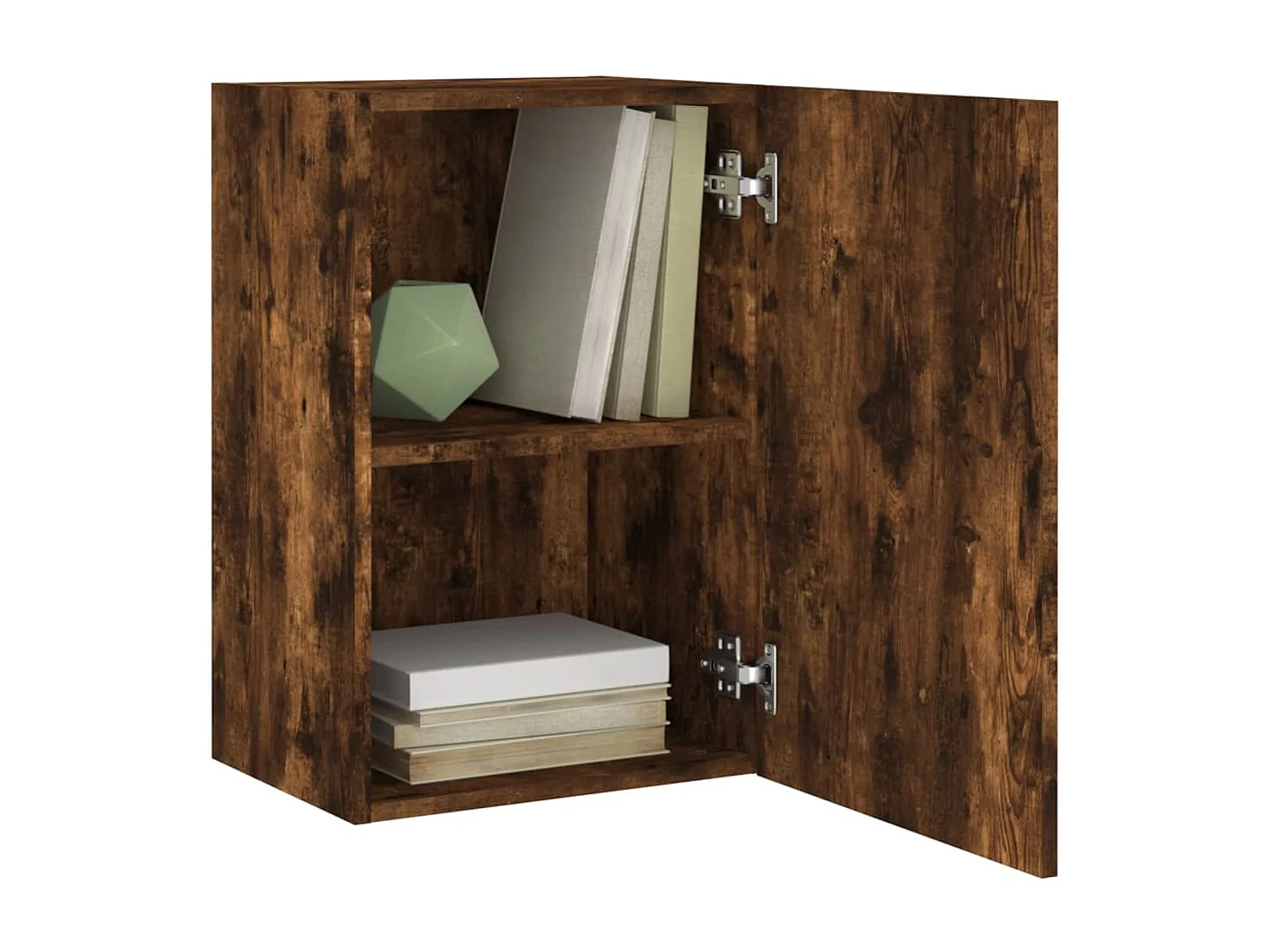 Móveis de parede p/ TV 2 pcs derivados madeira carvalho fumado