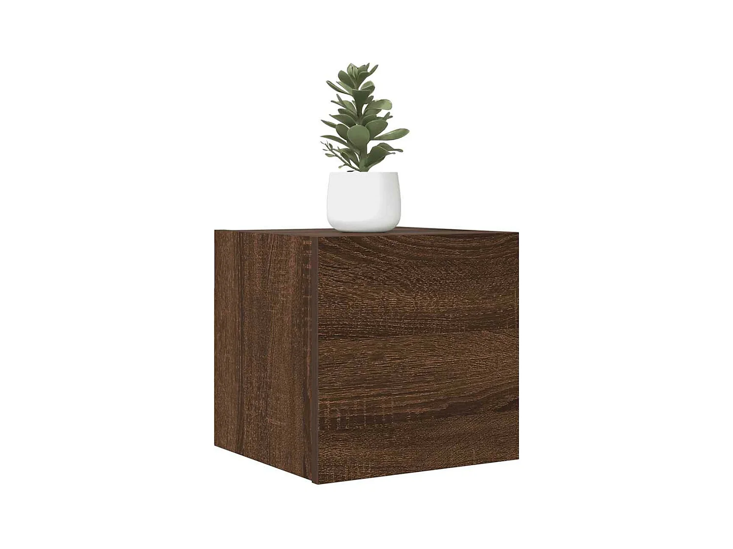 Meuble TV mural Chêne marron 30,5x30x30 cm