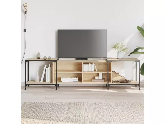 Kauf Unique TV-Schrank Sonoma-Eiche 203x37x50 cm Holzwerkstoff