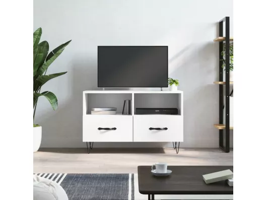 Kauf Unique TV-Schrank Weiß 80x36x50 cm Holzwerkstoff