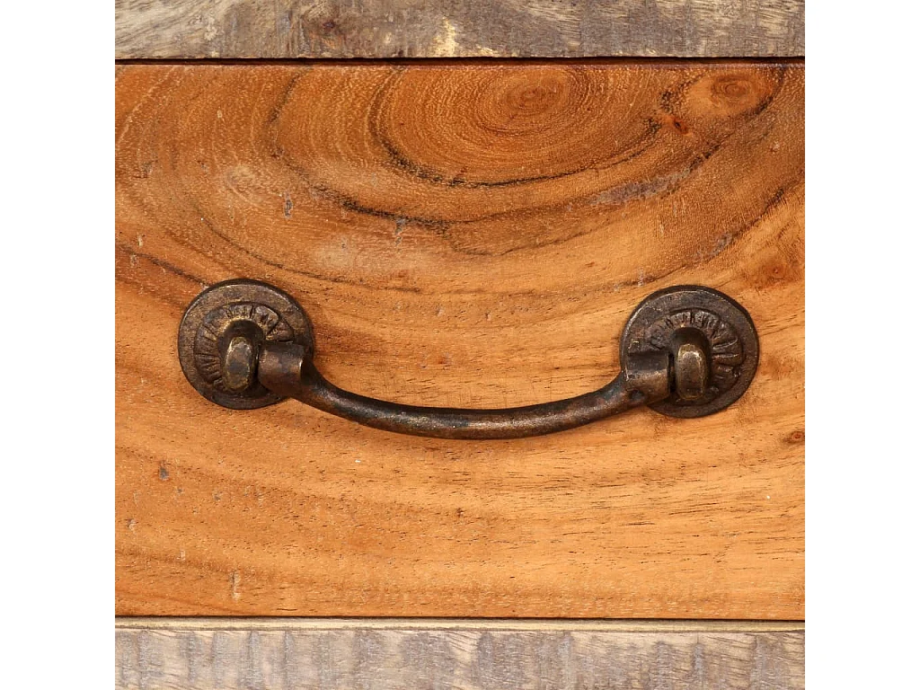 Meuble TV Bois massif Vintage 118 x 30 x 40 cm