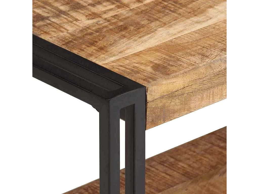 Meuble TV 120x30x40 cm Bois de manguier brut