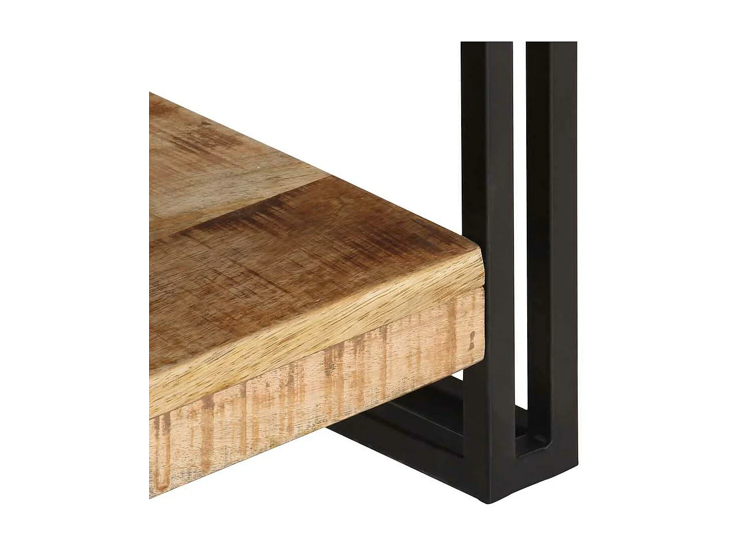 Meuble TV 120x30x40 cm Bois de manguier brut