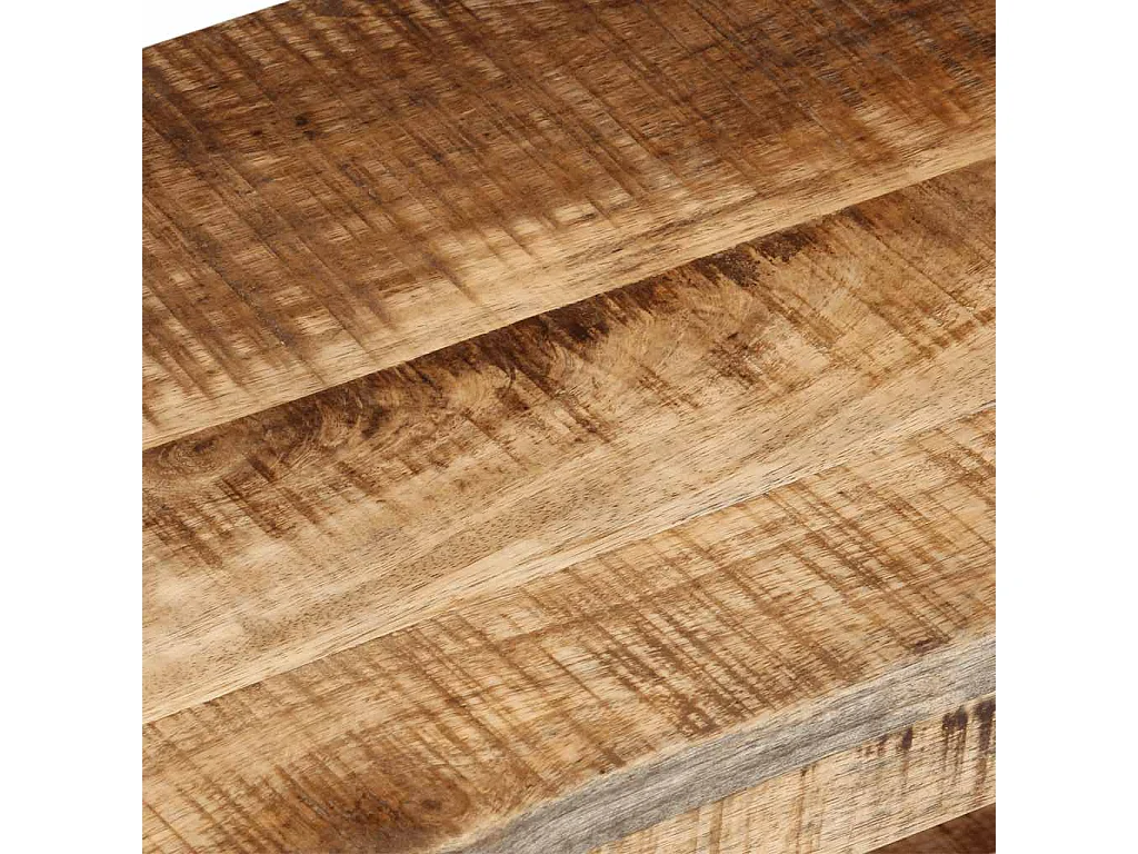 Meuble TV 120x30x40 cm Bois de manguier brut