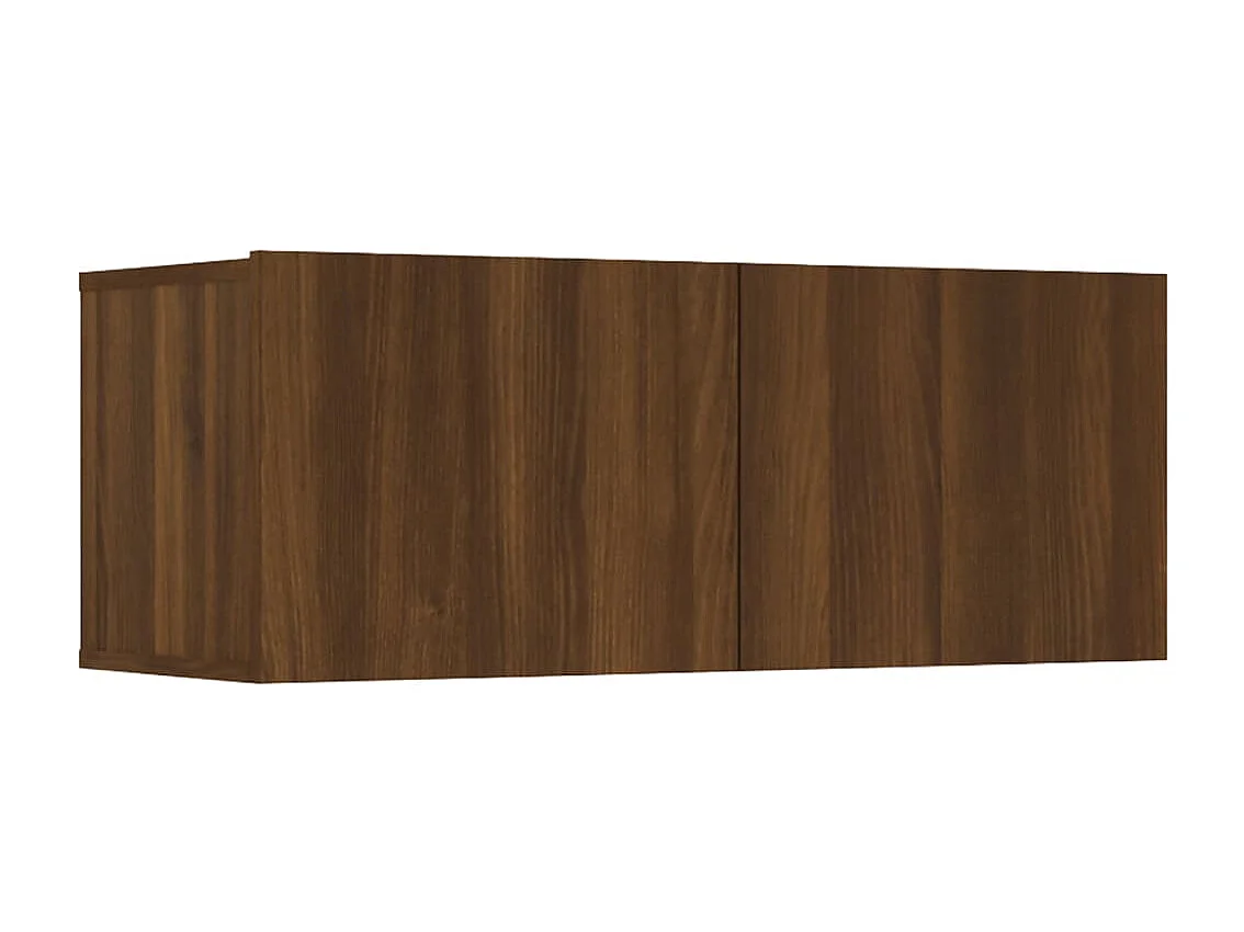 Ensemble de meubles TV 8 pcs Chêne marron Bois d'ingénierie