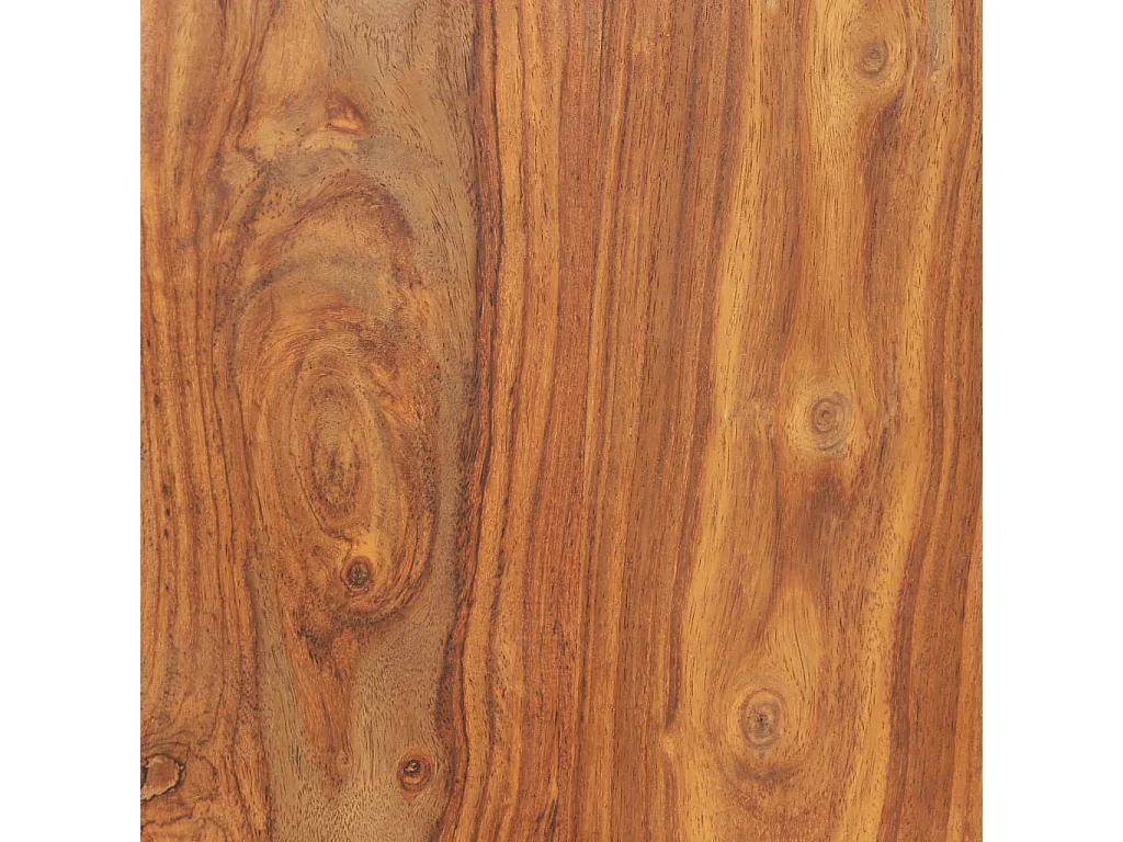 Meuble TV Bois de Sesham massif avec finition miel 118x30x40 cm