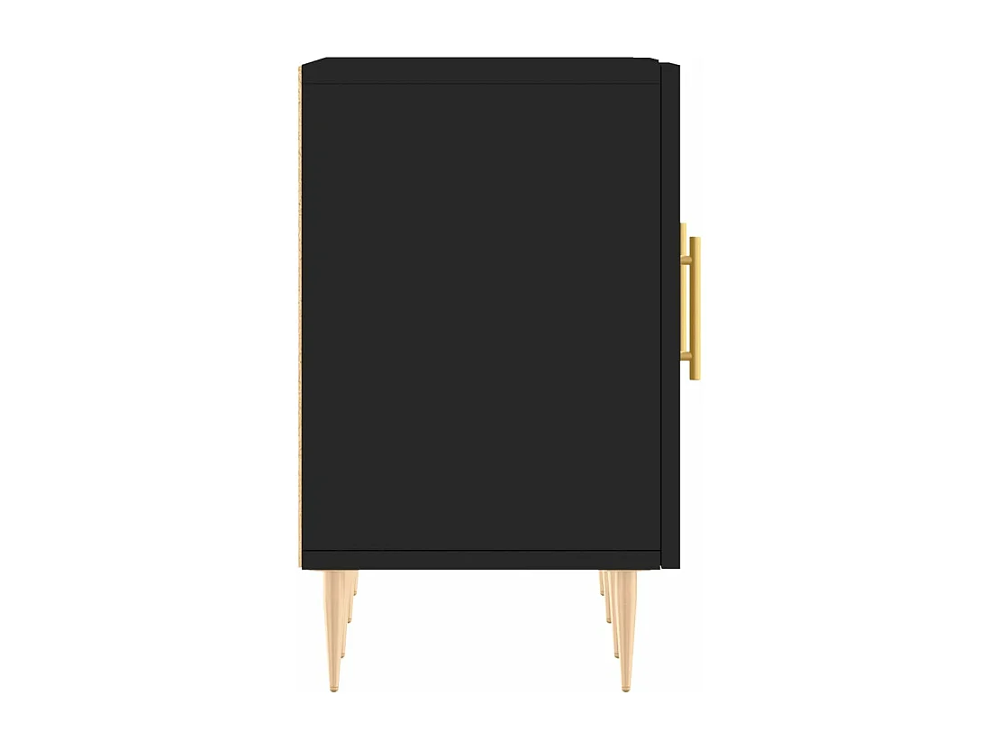 Mobile Porta TV Nero 150x30x50 cm in Legno Multistrato