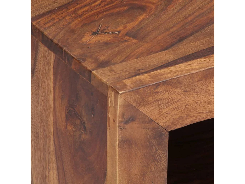 Móvel de TV 120x30x40 cm madeira acácia maciça