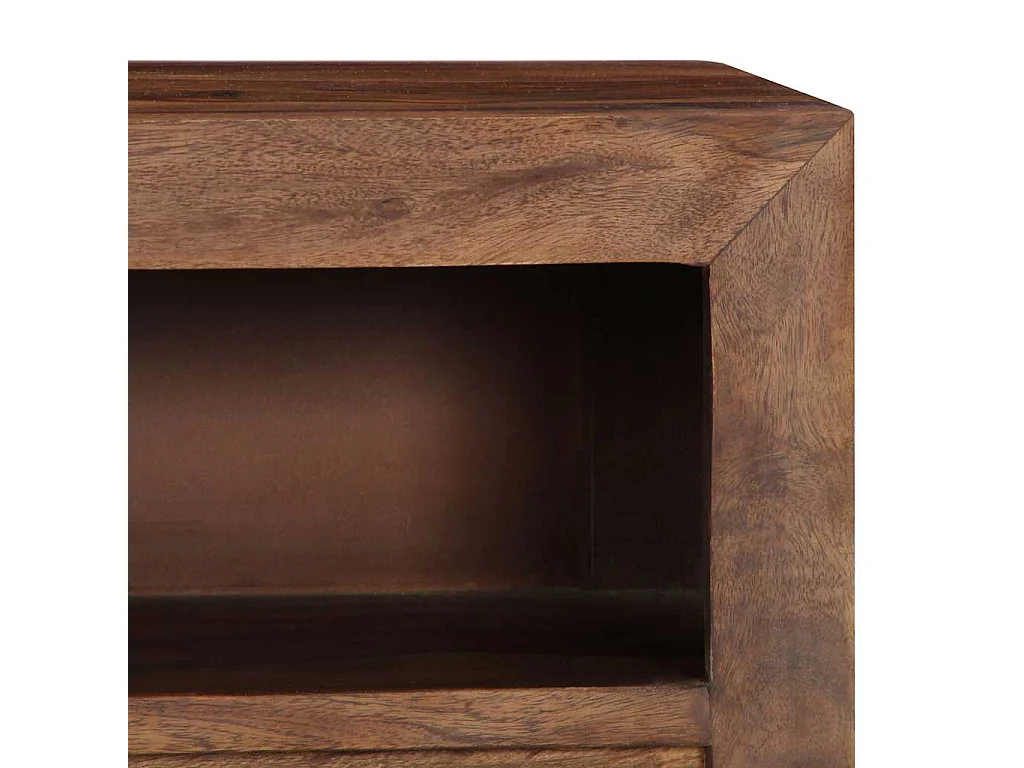 Móvel de TV 120x30x40 cm madeira acácia maciça