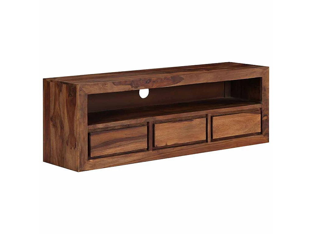 Meuble TV 120x30x40 cm Bois solide