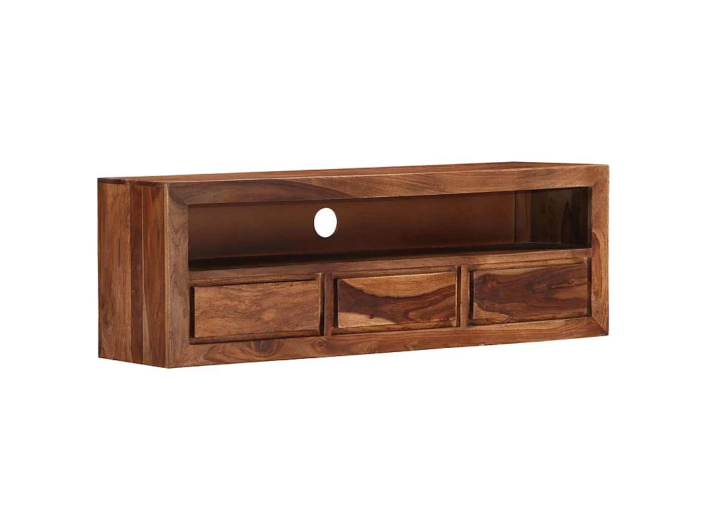 Meuble TV 120x30x40 cm Bois solide