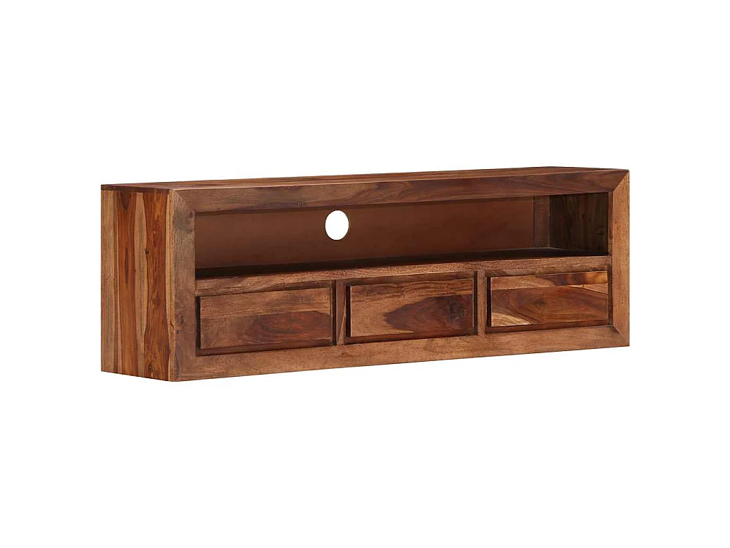 Meuble TV 120x30x40 cm Bois solide