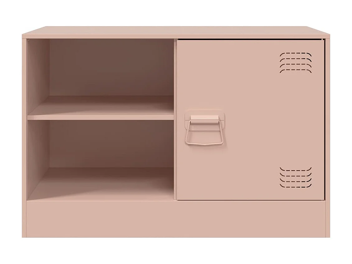 Meubles TV 2 pcs rose 67x39x44 cm acier