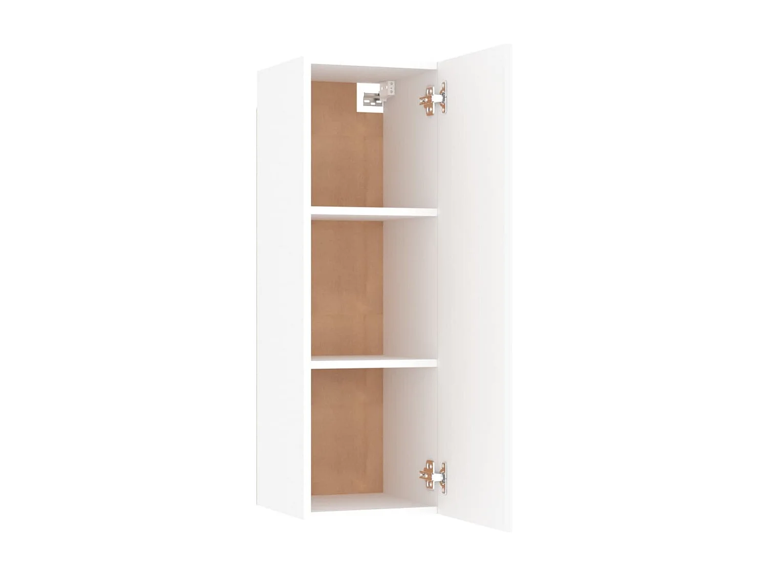 Set Mobili Porta TV 8pz Bianco in Legno Multistrato