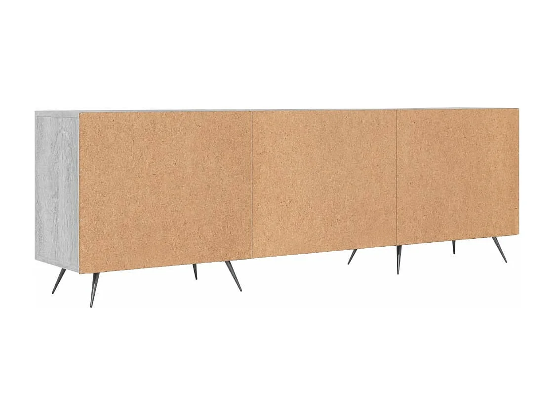 Mueble para TV madera de ingeniería gris Sonoma 150x30x50 cm
