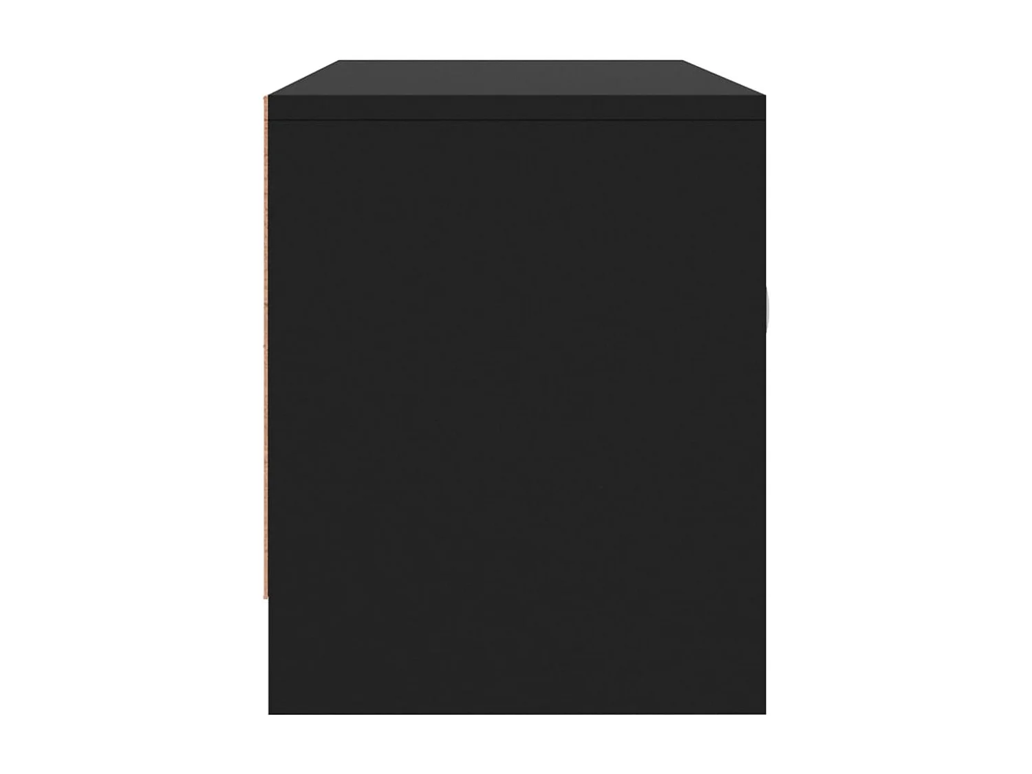 Mobile Porta TV Nero 102x30x37,5 cm in Legno Multistrato