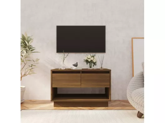 Kauf Unique TV-Schrank Braun Eichen-Optik 70x41x44 cm Holzwerkstoff