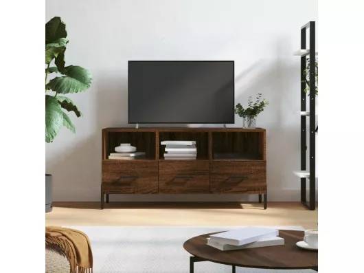 Kauf Unique TV-Schrank Braun Eichen-Optik 102x36x50 cm Holzwerkstoff