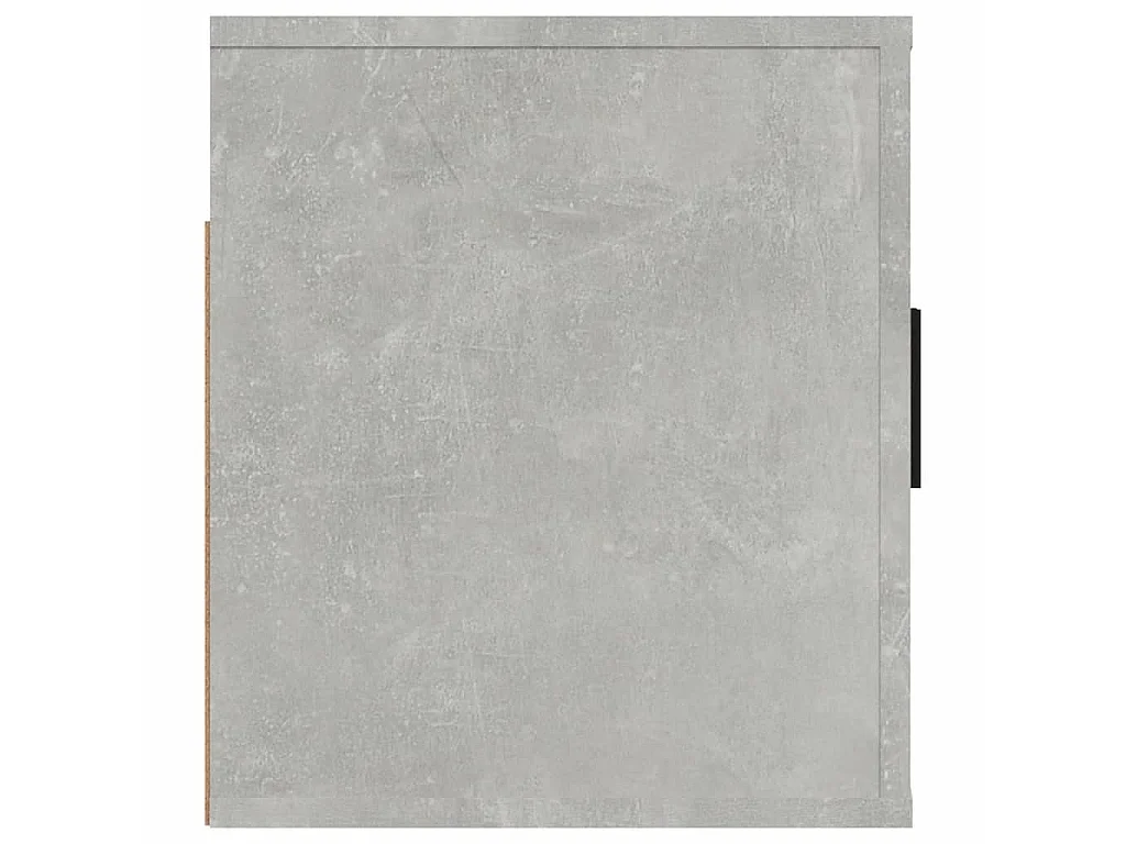 Meuble TV mural Gris béton 80x34,5x40 cm