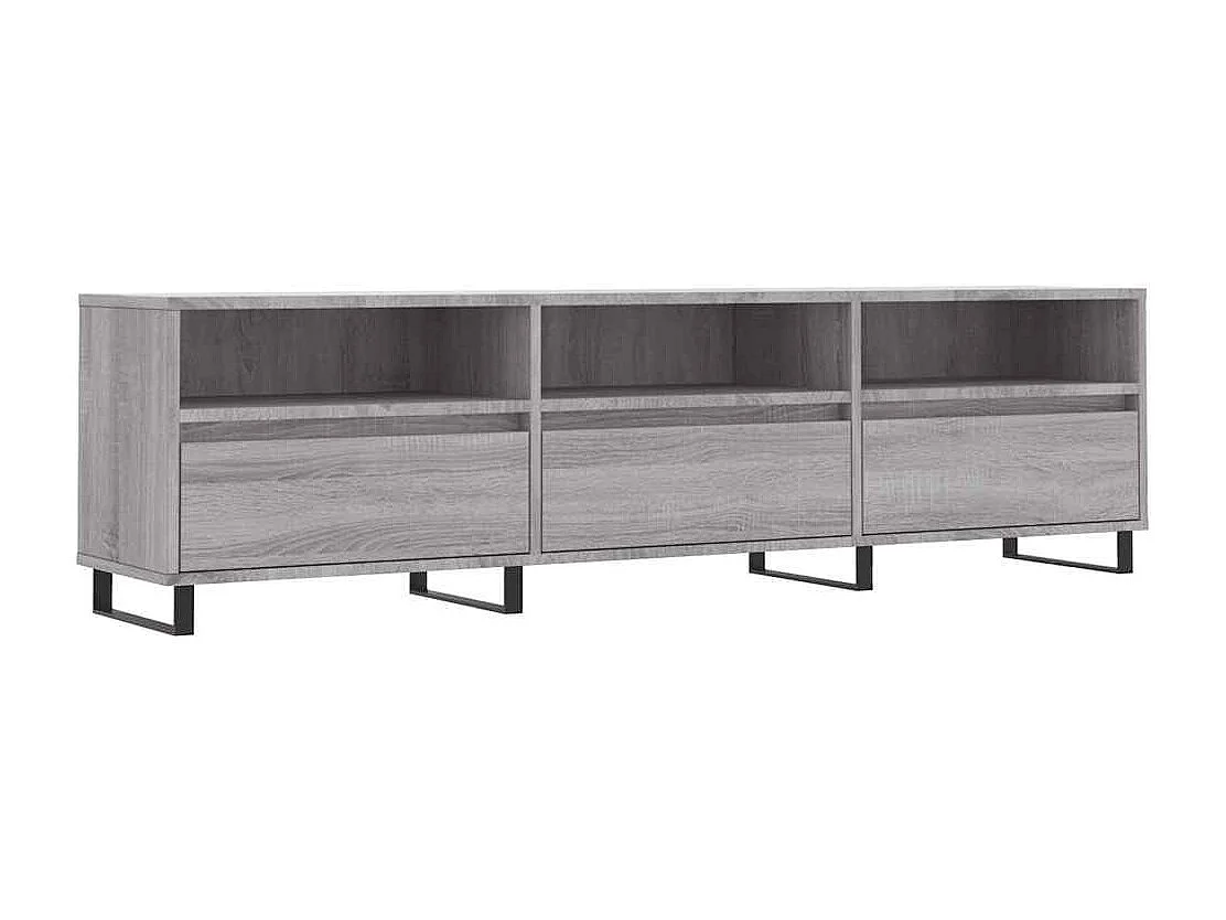 TV-Schrank Grau Sonoma 150x30x44,5 cm Holzwerkstoff