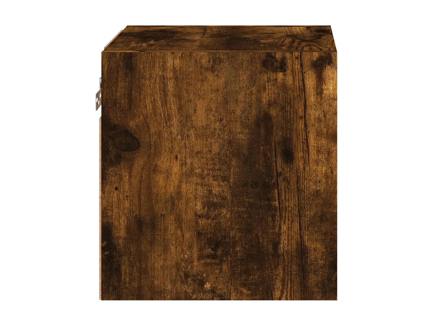 Muebles TV de pared luces LED 2 uds roble ahumado 30x28,5x30 cm