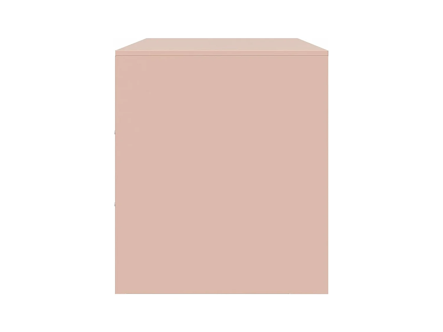 TV-Schränke 2 Stk. Rosa 67x39x44 cm Stahl