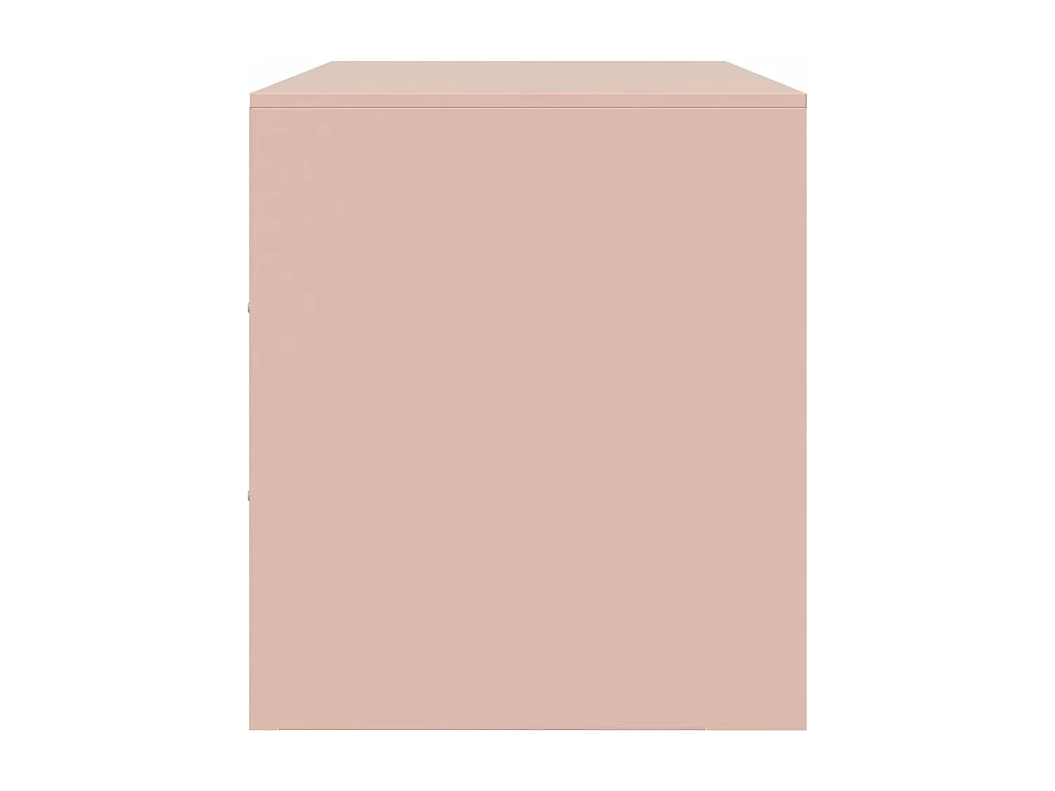 Mobili TV 2 pz Rosso 67x39x44 cm in Acciaio