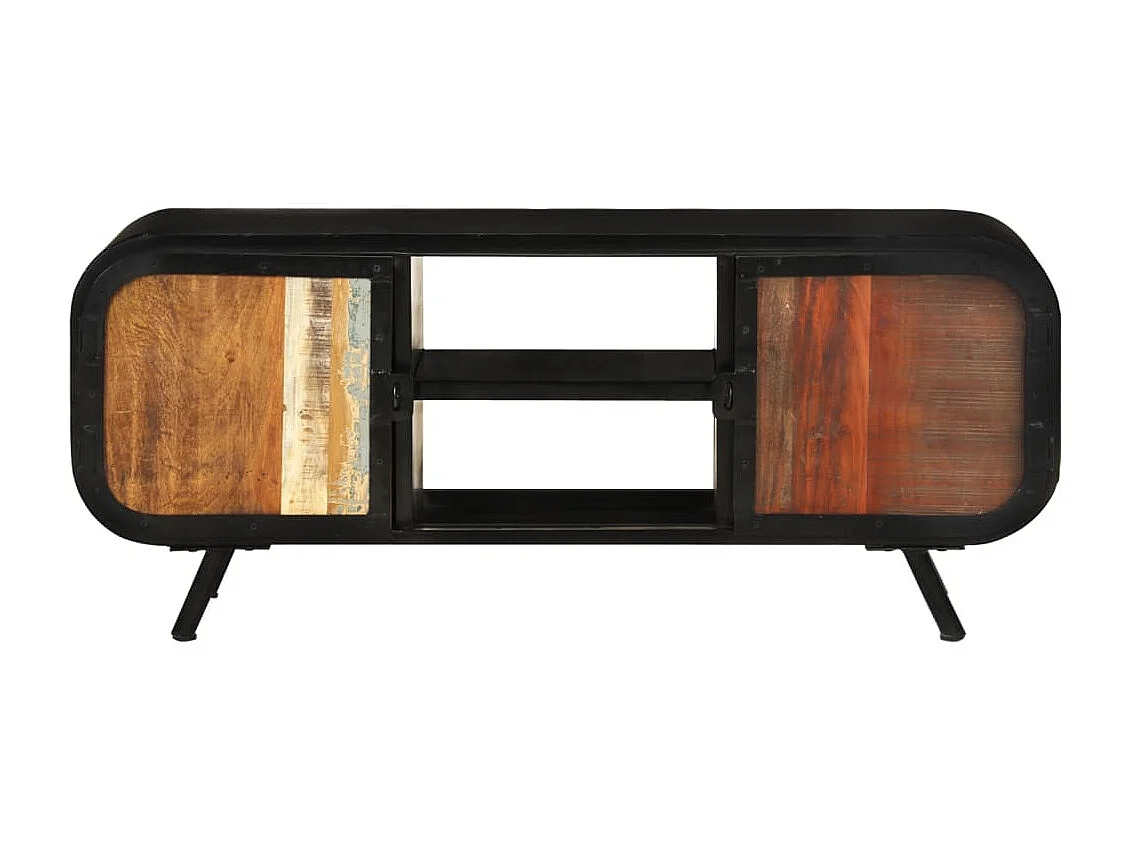 TV-Schrank 110x30x45 cm Altholz Massiv