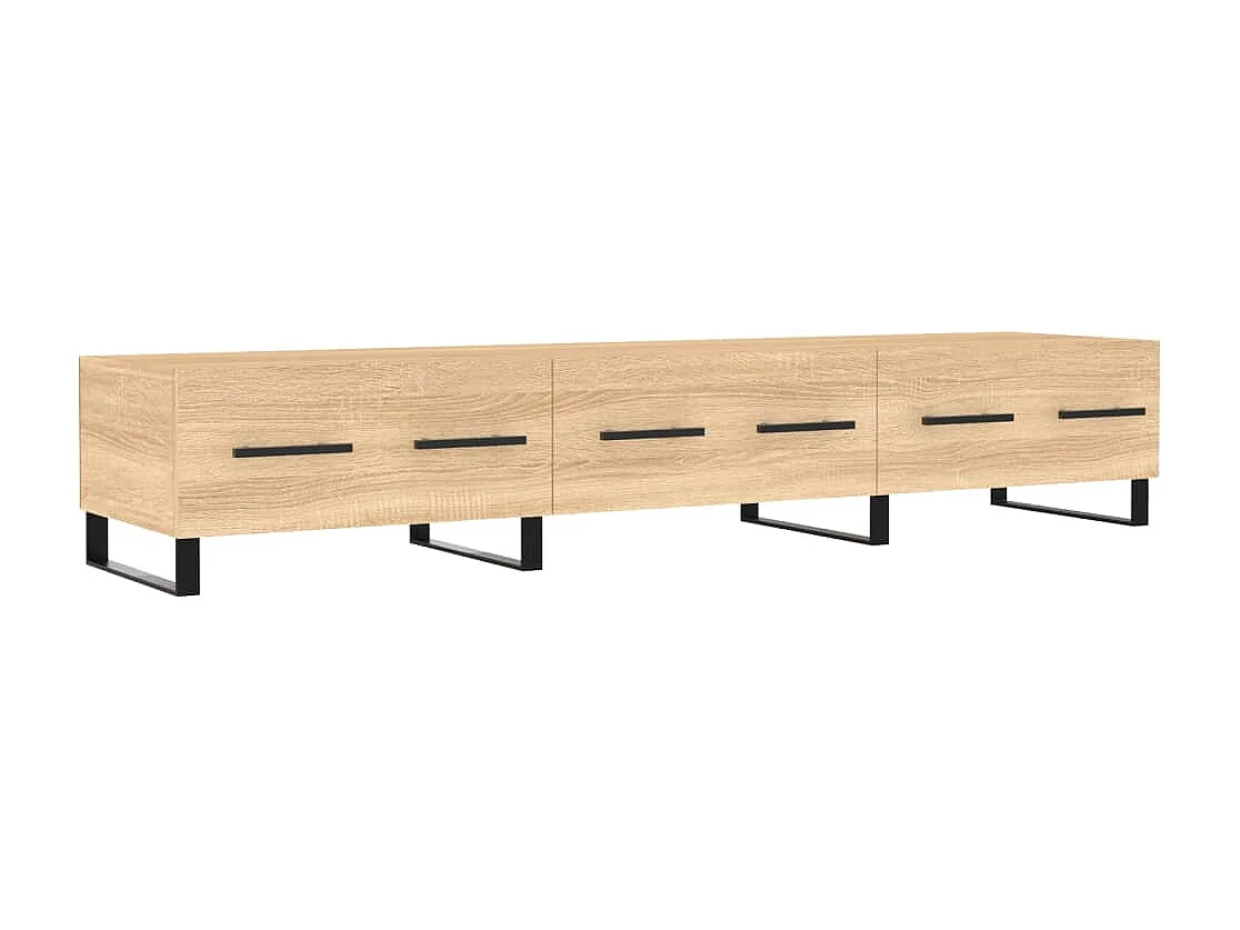 Meuble TV chêne sonoma 150x36x30 cm bois d'ingénierie