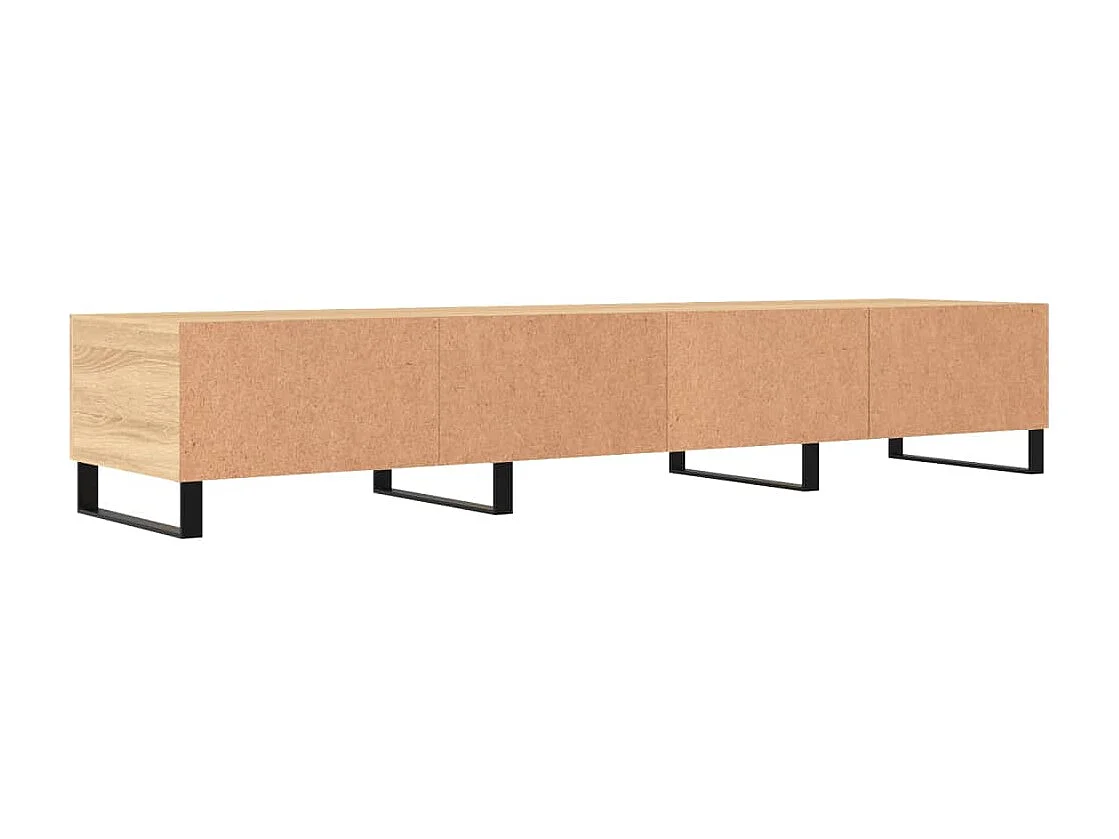 Meuble TV chêne sonoma 150x36x30 cm bois d'ingénierie