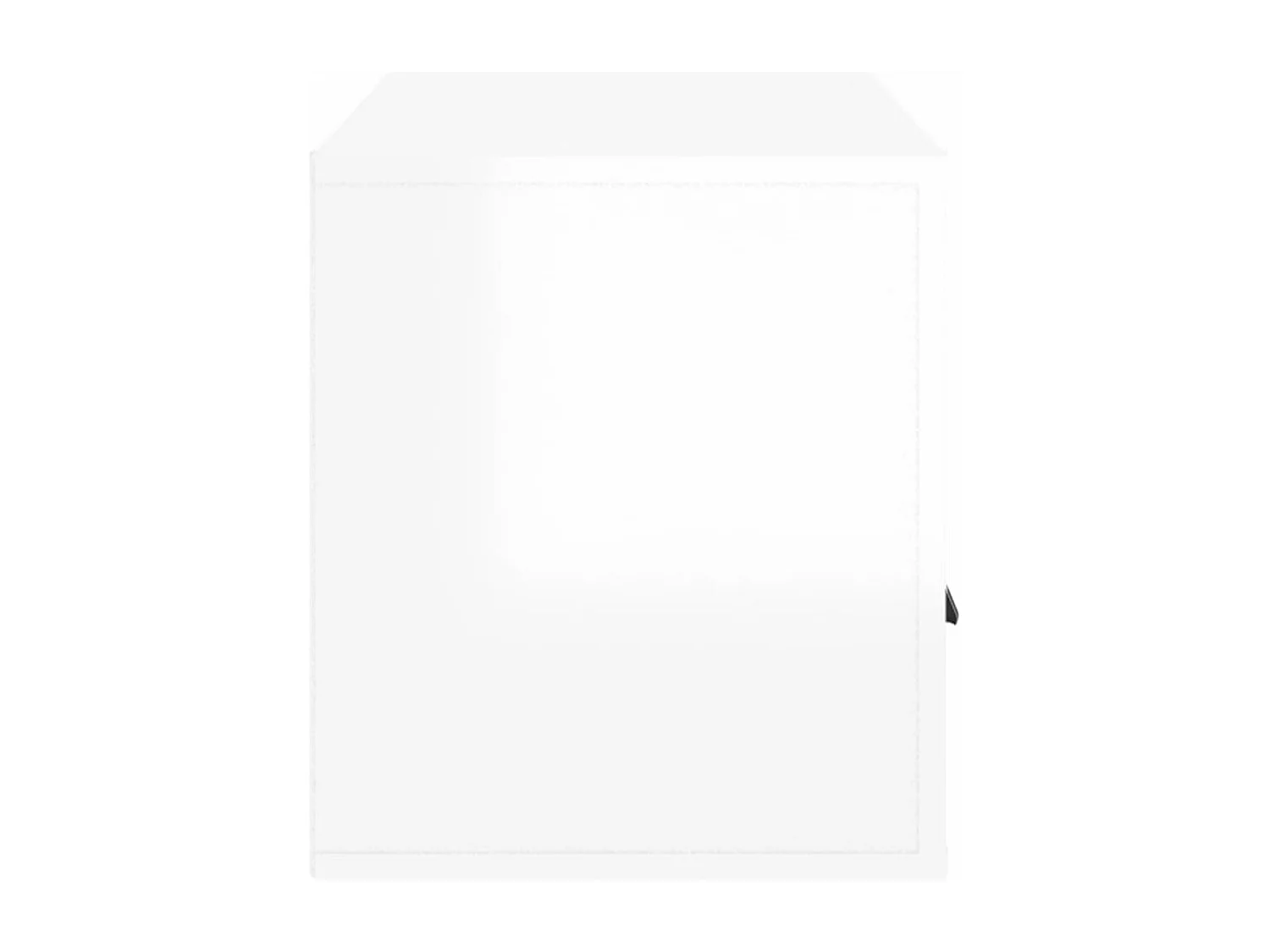 TV-Schrank Hochglanz-Weiß 100x35x40 cm Holzwerkstoff