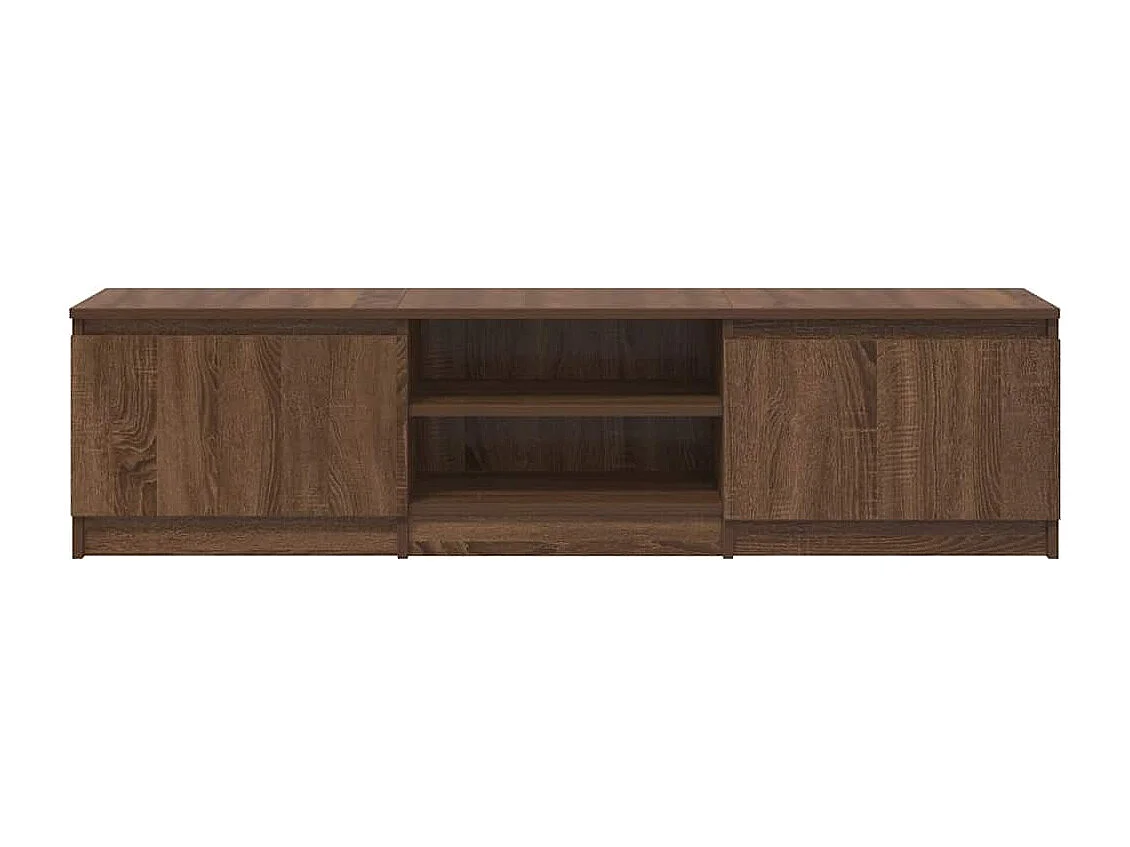 Móvel p/ TV 140x40x35,5 cm madeira processada carvalho castanho